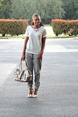 burberry pants silver