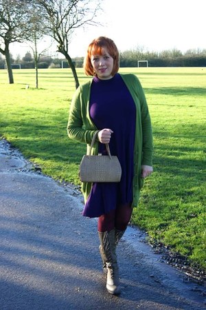 swing dress with cardigan