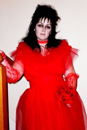 Homemade Red Dresses