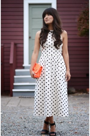 vince polka dot dress