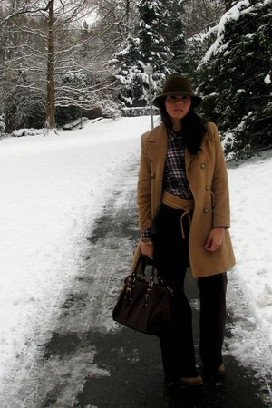 vero moda camel coat