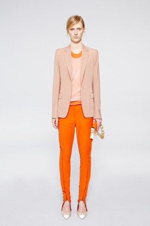 balenciaga pants mens orange