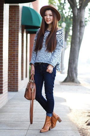 burnt orange chunky heels