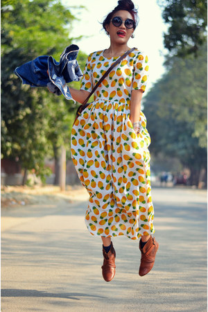 asos pineapple dress