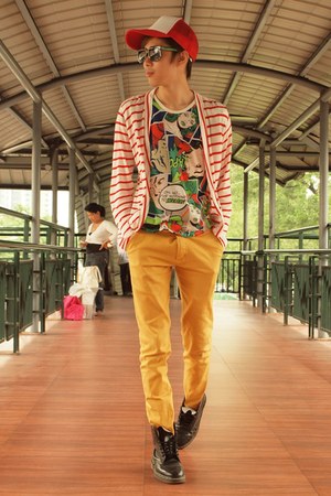 yellow mustard jeans