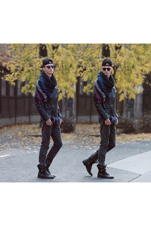 biker boots bershka