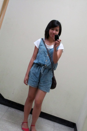 romper with white shirt