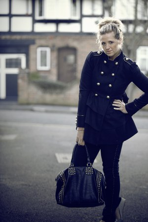 primark navy coat