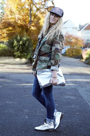 primark silver boots