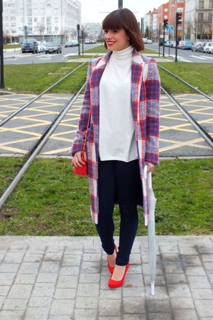 tartan jacket zara