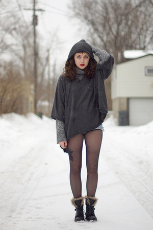 Cut Off Guess Shorts, Jersey Poncho Forever 21 Sweatshirts