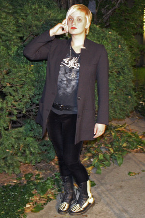 doc martens and suit