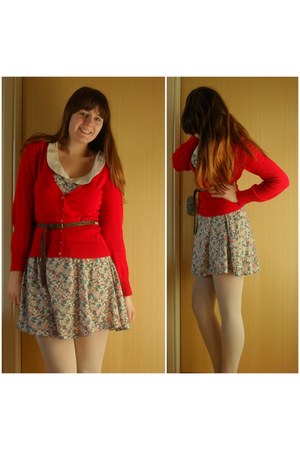 new look green cardigan